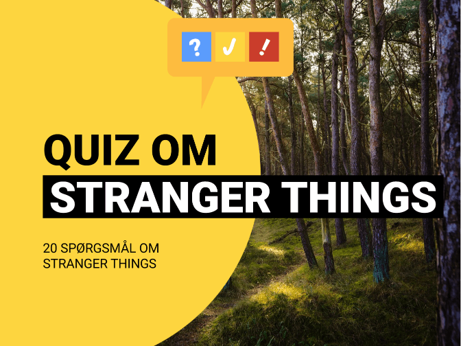 Quiz om Stranger Things: 20 spørgsmål og svar om Stranger Things