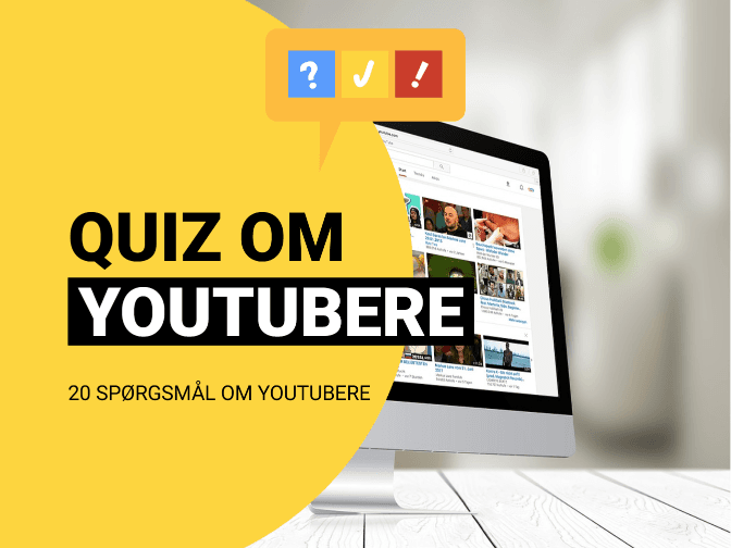 Youtuber Quizzen: Quiz om kendte Youtubers med 16 spørgsmål