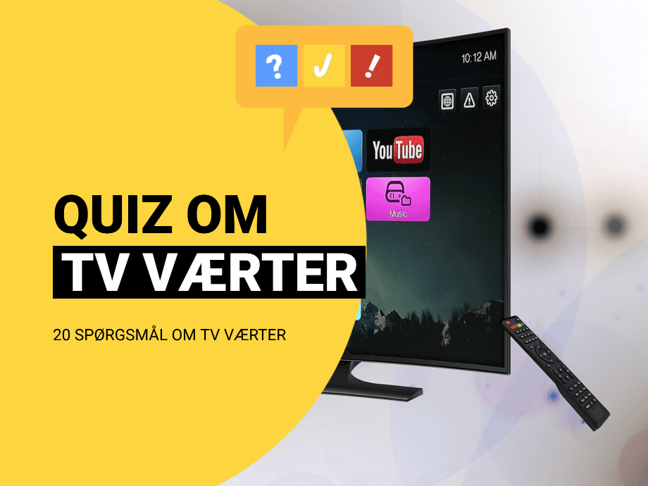 Gæt en TV-vært: Kan du værternes navne på 20 populære programmer?