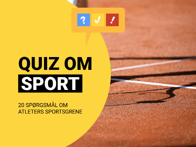 Hvilken sportsgren dyrker disse 30 atleter?