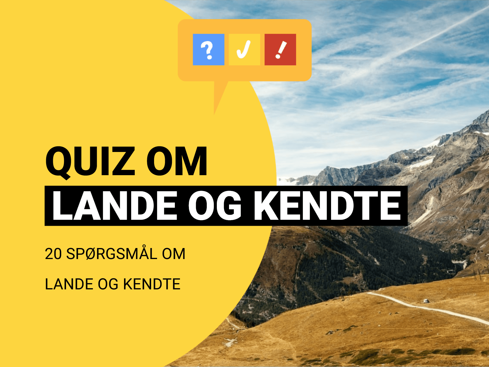Gæt landet ud fra en kendt persons navn