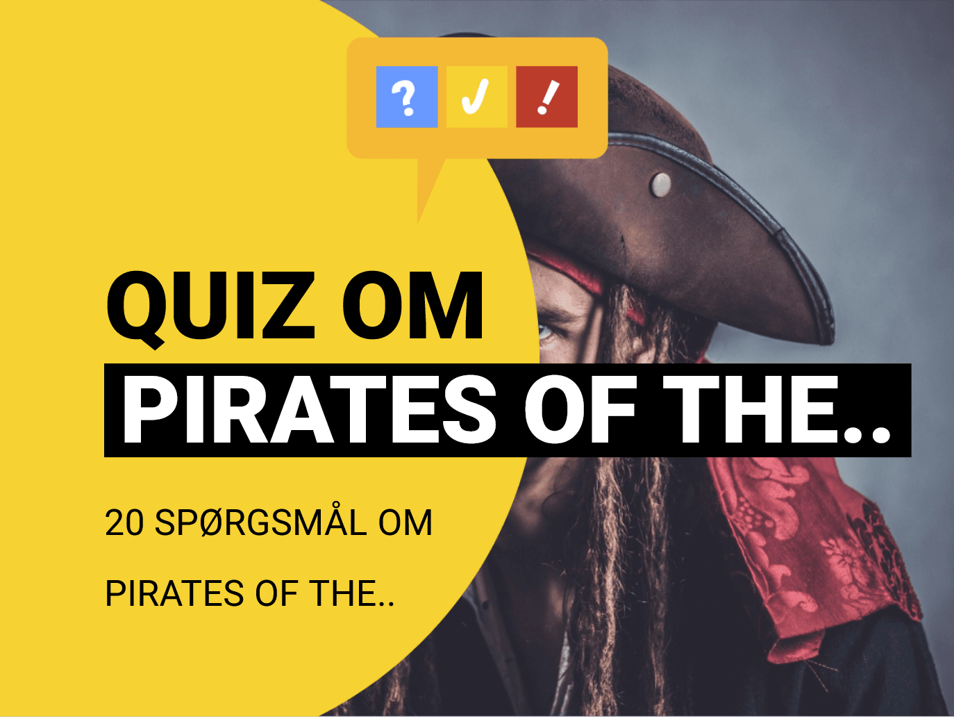 Quiz om Pirates of the Caribbean med 15 spørgsmål